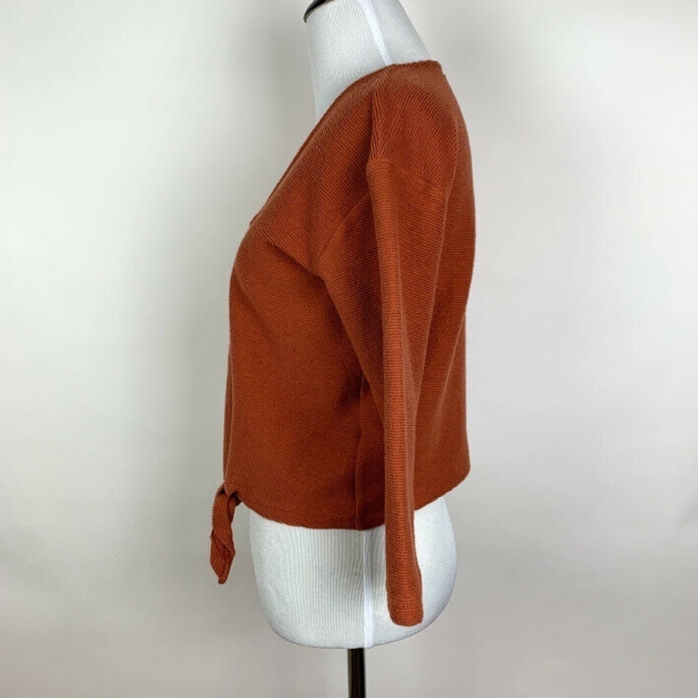 Madewell Texture & Thread Tie Front Crop Top - Picture 4 of 8